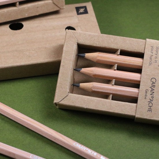 Caran d'Ache x NESPRESSO Set of 3 graphite pencils Limited Edition 5th Edition