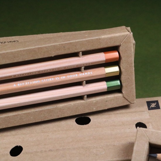 Caran d'Ache x NESPRESSO Set of 3 graphite pencils Limited Edition 5th Edition