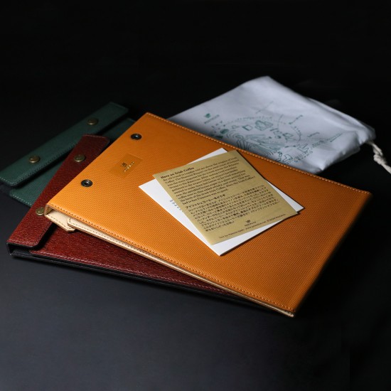 Postalco All Leather Snap Pad A5 Crossgrain Leather