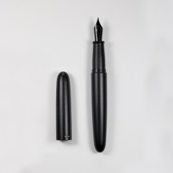 ensso Piuma MinImalist Fountain Pen Black Aluminum