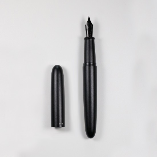 ensso Piuma MinImalist Fountain Pen Black Aluminum