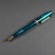 Sailor Professional Gear Slim Fountain Pen Blue Green Nebula Special Edition-MS Nib