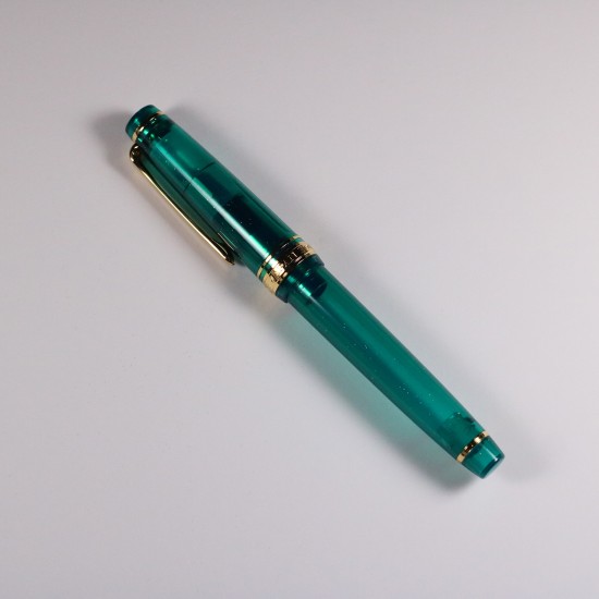 Sailor Professional Gear Slim Fountain Pen Blue Green Nebula Special Edition-MS Nib