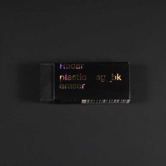 SEED X GRAPH Radar Plastic Eraser Black Color SG-BK