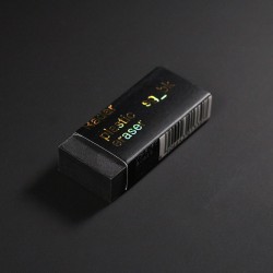 SEED X GRAPH Radar Plastic Eraser Black Color SG-BK